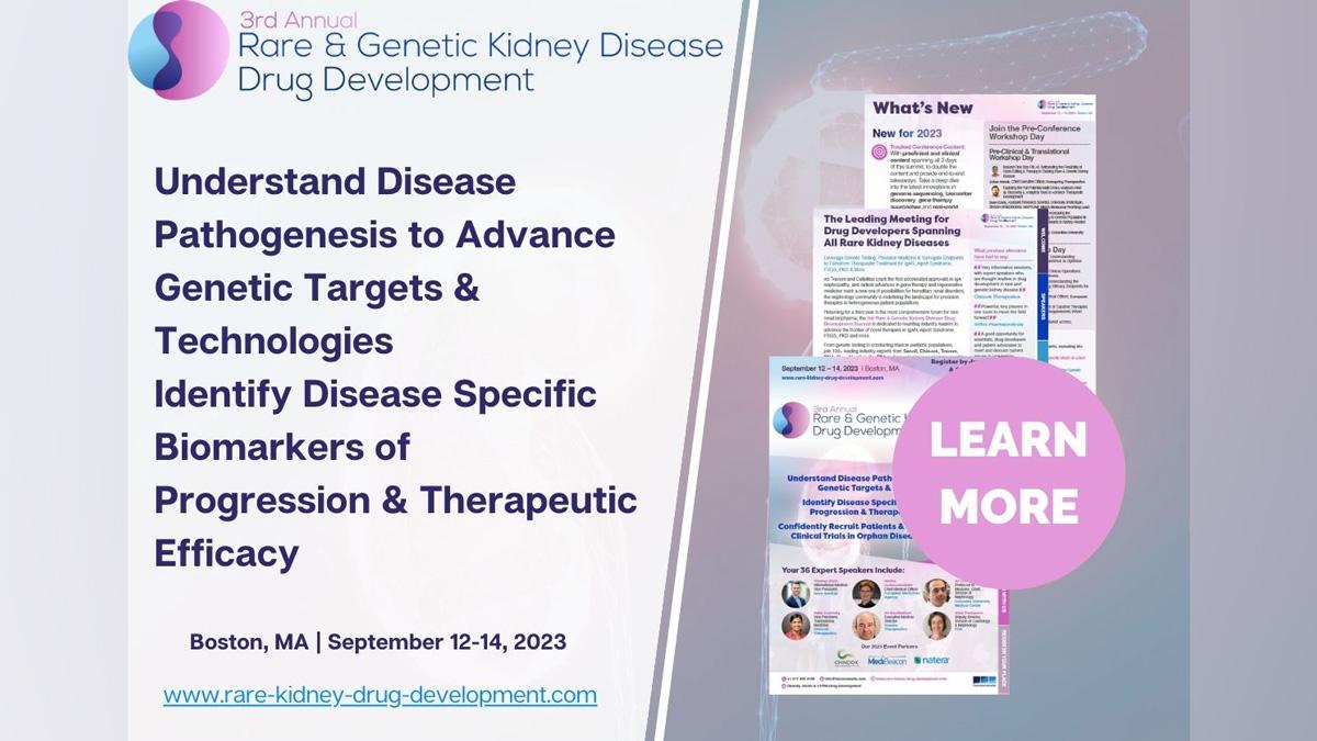 3rd Rare & Genetic Kidney Disease Drug Development Summit